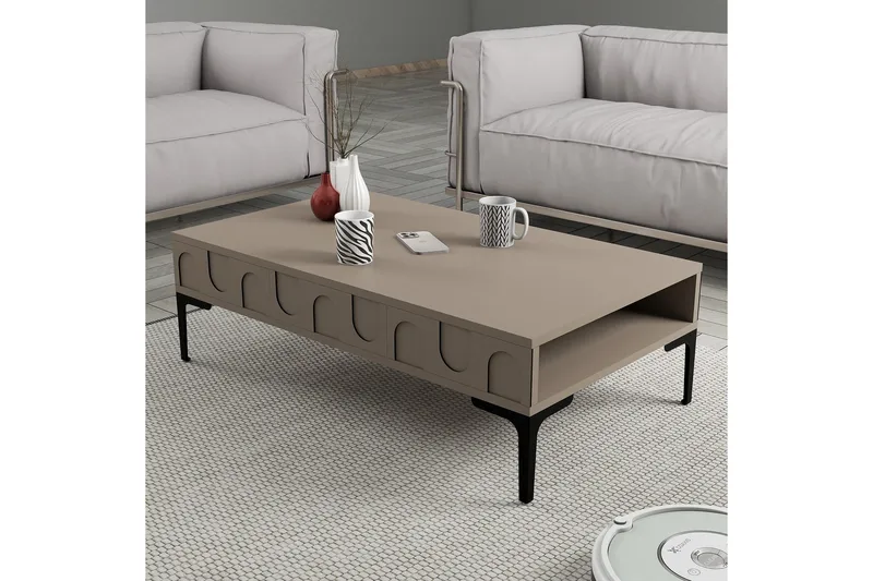 Hazim Sohvapöytä 105 cm - Musta - Huonekalut - Pöytä & ruokailuryhmä - Sohvapöytä