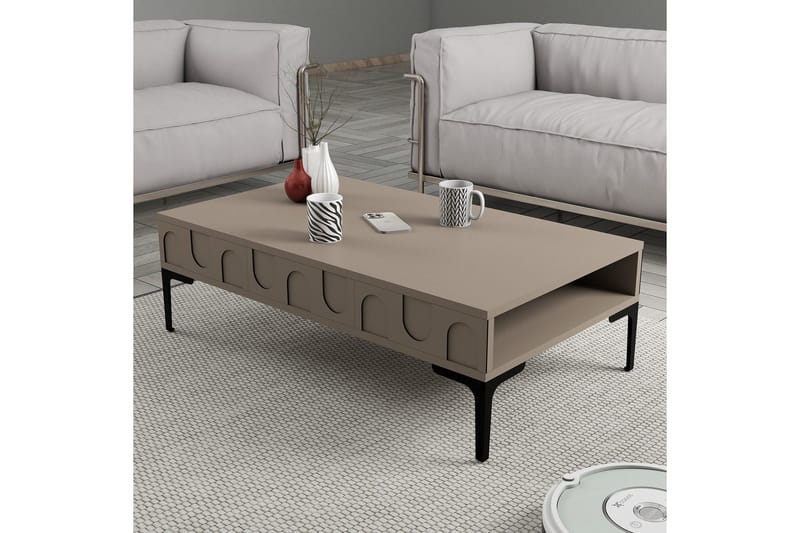 Hazim Sohvapöytä 105 cm - Musta - Huonekalut - Pöytä & ruokailuryhmä - Sohvapöytä