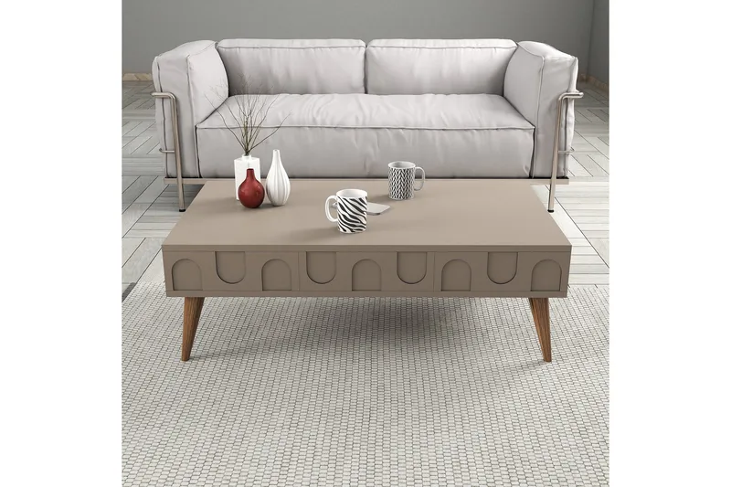 Hazim Sohvapöytä 105 cm - Pähkinäpuu - Huonekalut - Pöytä & ruokailuryhmä - Sohvapöytä