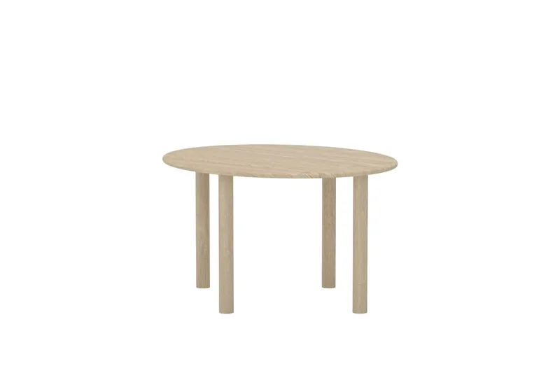 Hilo soikea ruokapöytä 130 cm puuta tammenjäljitelmällä - Beige - Huonekalut - Pöytä & ruokailuryhmä - Ruokapöydät & keittiön pöydät