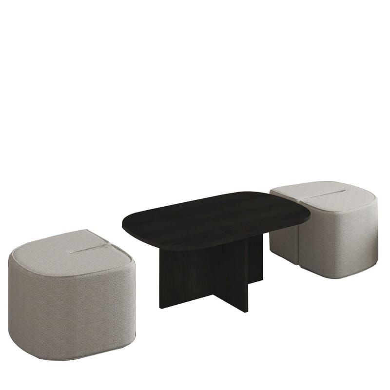 Hu sohvapöytäsetti 90x42,9x45 cm - Musta - Huonekalut - Pöytä & ruokailuryhmä - Sohvapöytä