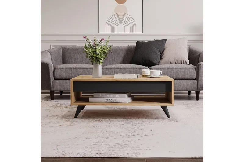 Hume Sohvapöytä 90 cm - Tammi - Huonekalut - Pöytä & ruokailuryhmä - Sohvapöytä