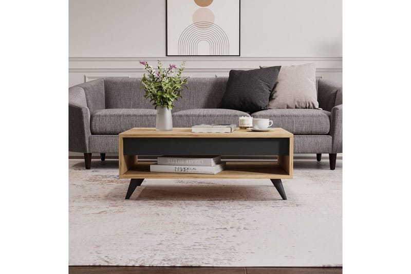 Hume Sohvapöytä 90 cm - Tammi - Huonekalut - Pöytä & ruokailuryhmä - Sohvapöytä