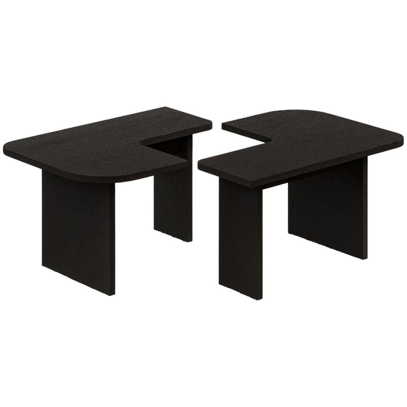 Iris sohvapöytäsetti 90x35x45 cm - Musta - Huonekalut - Pöytä & ruokailuryhmä - Sohvapöytä