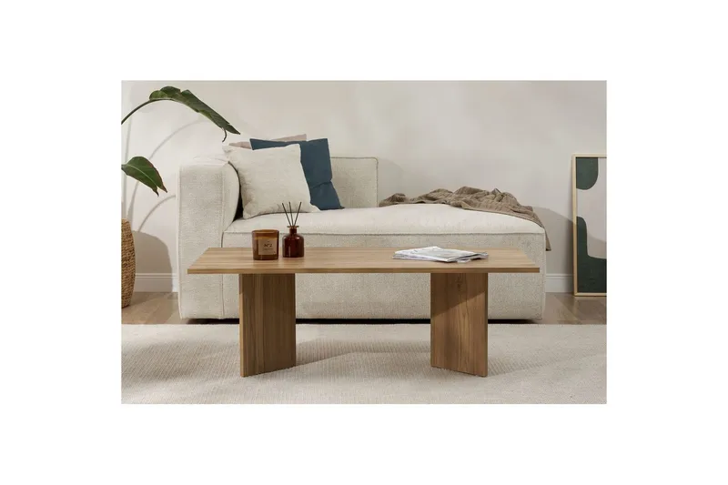 Isami Sohvapöytä 119 cm - Ruskea - Huonekalut - Pöytä & ruokailuryhmä - Sohvapöytä