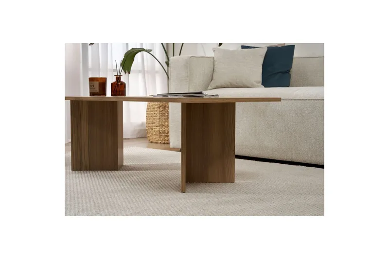 Isami Sohvapöytä 119 cm - Ruskea - Huonekalut - Pöytä & ruokailuryhmä - Sohvapöytä