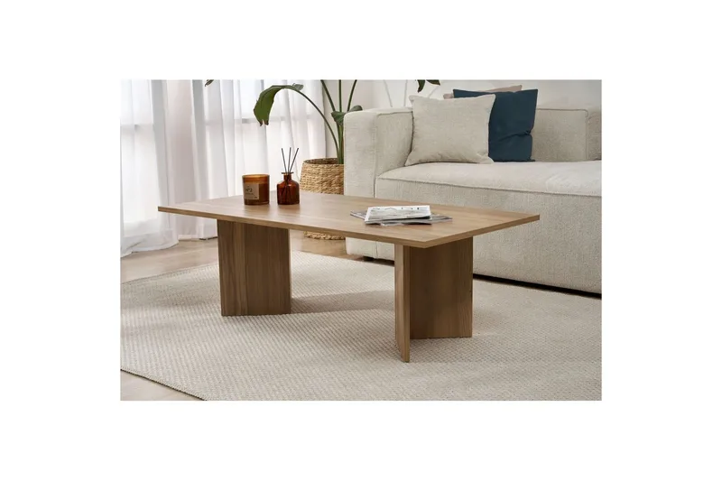 Isami Sohvapöytä 119 cm - Ruskea - Huonekalut - Pöytä & ruokailuryhmä - Sohvapöytä