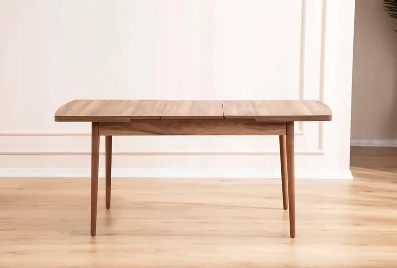 Jatkettava ruokapöytä- ja tuolisetti (5 osaa) Homitis Lidyana (130 x 76 x 80 cm) Kermanvärinen - Huonekalut - Pöytä & ruokailuryhmä - Ruokailuryhmä