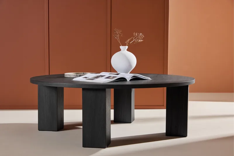 Juno Sohvapöytä 120 cm - Musta - Huonekalut - Pöytä & ruokailuryhmä - Sohvapöytä