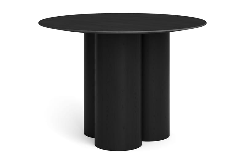 Juno Pyöreä Ruokapöytä Ø110 cm - Musta - Huonekalut - Pöytä & ruokailuryhmä - Ruokapöydät & keittiön pöydät