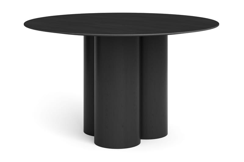 Juno Pyöreä Ruokapöytä Ø130 cm - Musta - Huonekalut - Pöytä & ruokailuryhmä - Ruokapöydät & keittiön pöydät