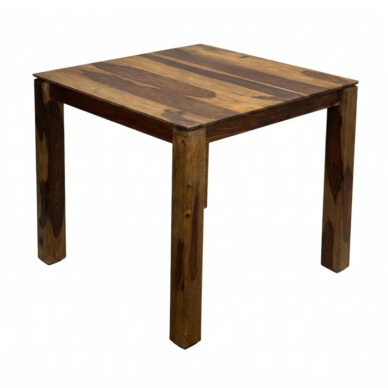 Jununa-ruokapöytä 80 cm - Lämmin ruskea, luonnollinen puunsyykuvio - Huonekalut - Pöytä & ruokailuryhmä - Ruokapöydät & keittiön pöydät