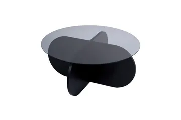 Kahvipöytä Aeris 75 cm Lasilevyllä