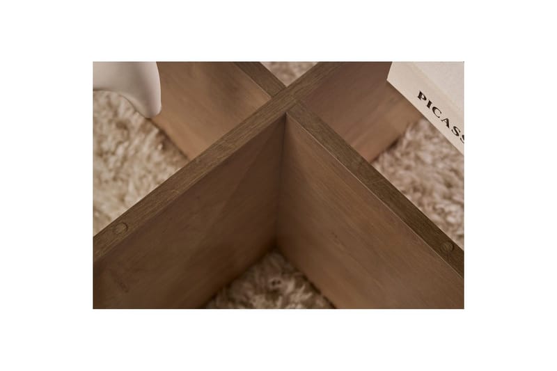 Kahvipöytä Aeris 75 cm Lasilevyllä - Safiiritammi / Fume - Huonekalut - Pöytä & ruokailuryhmä - Sohvapöytä