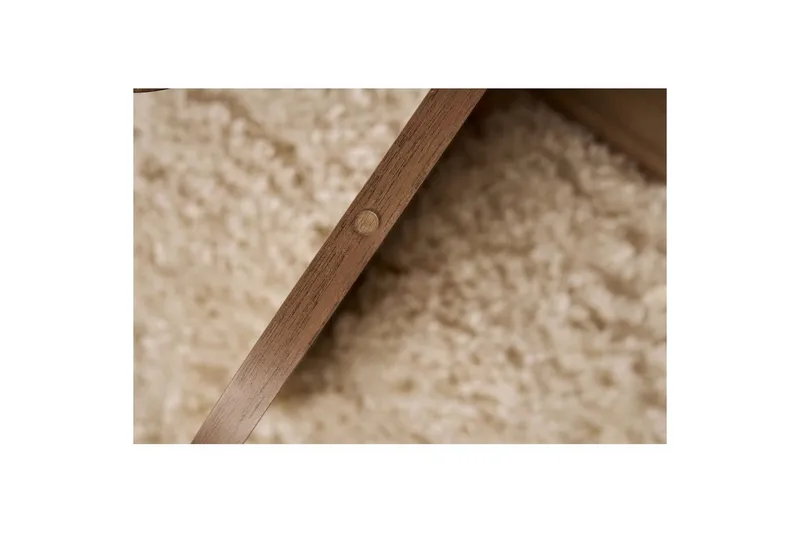 Kahvipöytä Aeris 75 cm Lasilevyllä - Pähkinäpuu / Läpinäkyvä - Huonekalut - Pöytä & ruokailuryhmä - Sohvapöytä