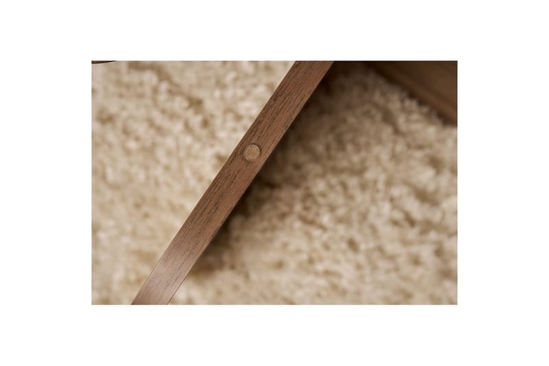 Kahvipöytä Aeris 75 cm Lasilevyllä - Pähkinäpuu / Läpinäkyvä - Huonekalut - Pöytä & ruokailuryhmä - Sohvapöytä