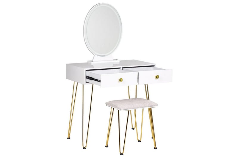 Kampauspöytä Caen - Huonekalut - Pöytä & ruokailuryhmä - Meikki- & kampauspöydät