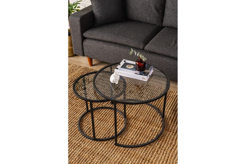 Kashiwa Sohvapöytä 60 cm - Musta - Huonekalut - Pöytä & ruokailuryhmä - Sohvapöytä