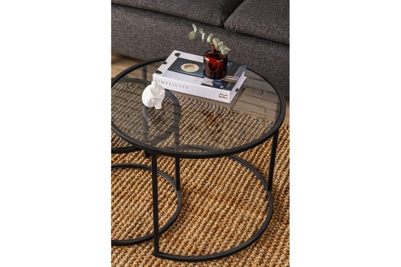 Kashiwa Sohvapöytä 60 cm - Musta - Huonekalut - Pöytä & ruokailuryhmä - Sohvapöytä