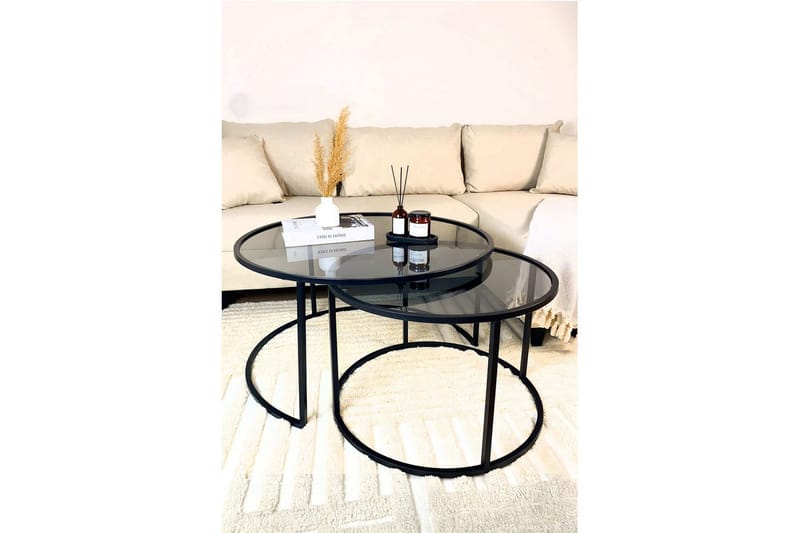 Kashiwa Sohvapöytä 80 cm - Musta - Huonekalut - Pöytä & ruokailuryhmä - Sohvapöytä