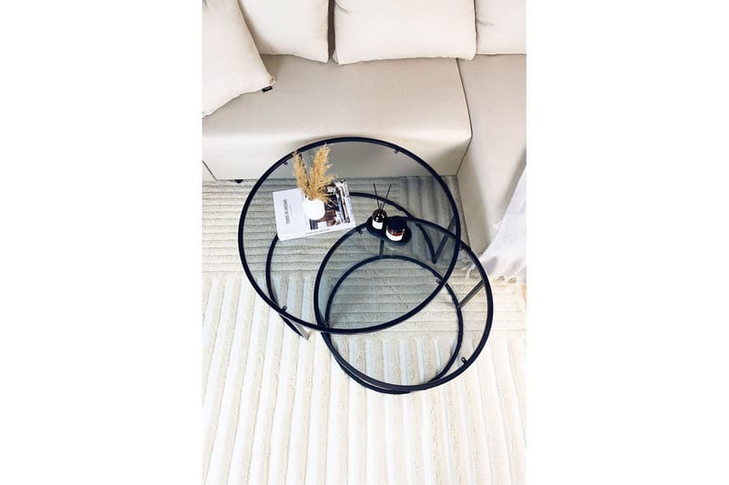 Kashiwa Sohvapöytä 80 cm - Musta - Huonekalut - Pöytä & ruokailuryhmä - Sohvapöytä