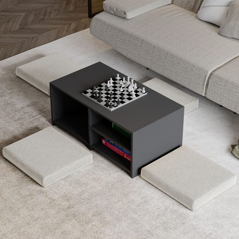 Kavon sohvapöytäsetti 90x44,1x45 cm - Antrasiitti - Huonekalut - Pöytä & ruokailuryhmä - Sohvapöytä