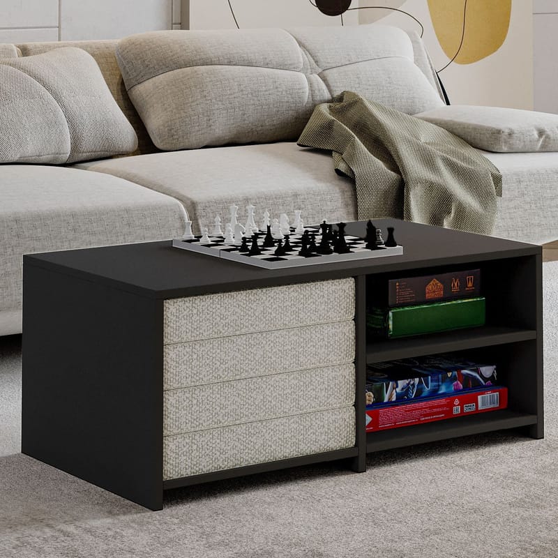 Kavon sohvapöytäsetti 90x44,1x45 cm - Antrasiitti - Huonekalut - Pöytä & ruokailuryhmä - Sohvapöytä