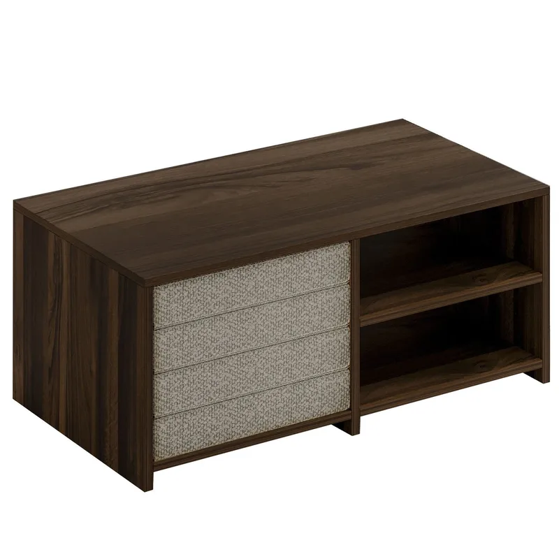 Kavon sohvapöytäsetti 90x44,1x45 cm, Walnut