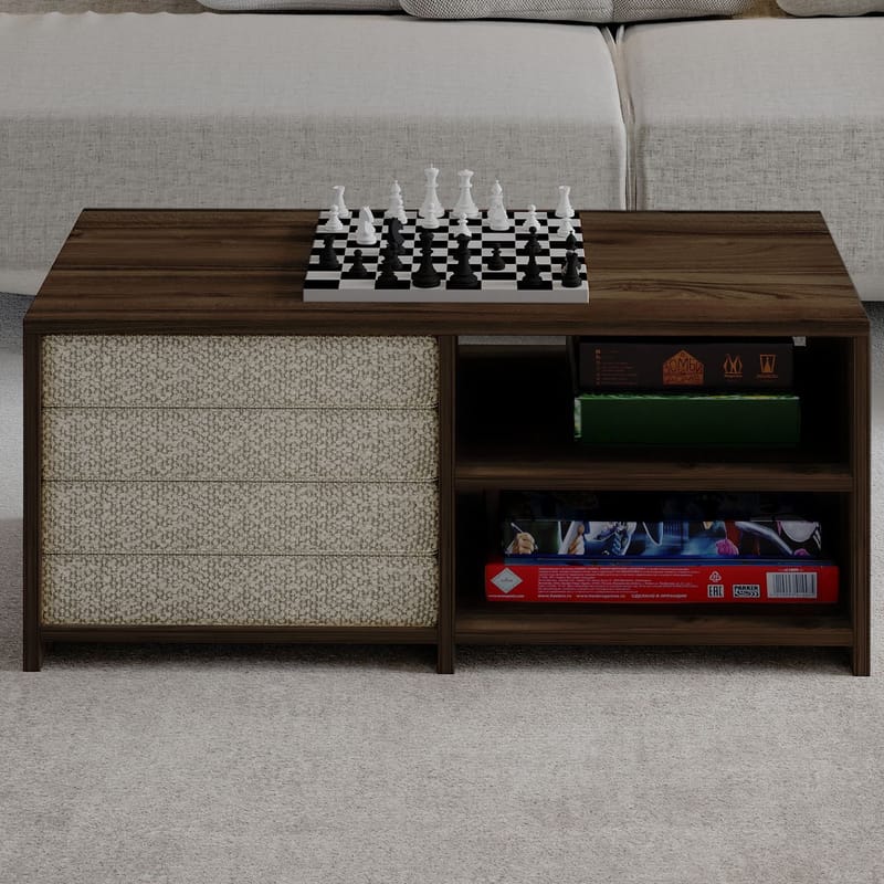 Kavon sohvapöytäsetti 90x44,1x45 cm - Walnut - Huonekalut - Pöytä & ruokailuryhmä - Sohvapöytä