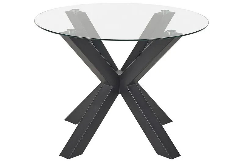 Kerrobert Ruokapöytä 100 cm, Musta