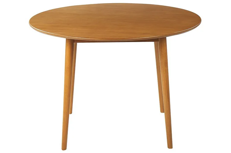 Kindersley Ruokapöytä 110 cm Pyöreä - Vaalean Ruskea - Huonekalut - Pöytä & ruokailuryhmä - Ruokapöydät & keittiön pöydät
