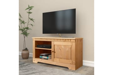 Konsolipöytä Loft24 Cubrix-lowboard, yksi ovi Natur - Huonekalut - TV- & Mediakalusteet - Tv taso & Mediataso