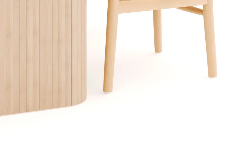 Kopparbo Ruokailuryhmä 180-240 cm Jatkettava, 4 Dastoori Ruokatuolia - Whitewash - Huonekalut - Pöytä & ruokailuryhmä - Ruokailuryhmä