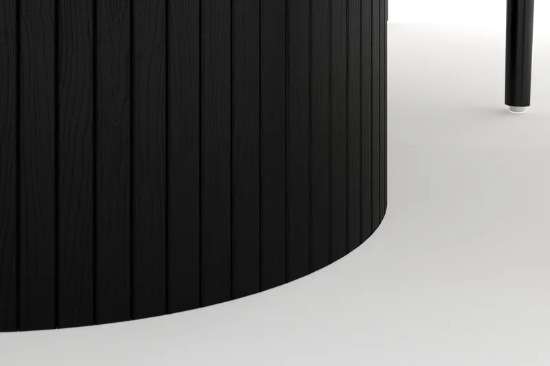 Kopparbo Ruokailuryhmä 180 cm ja 6 Dastoori Tuolia - Musta - Huonekalut - Pöytä & ruokailuryhmä - Ruokailuryhmä