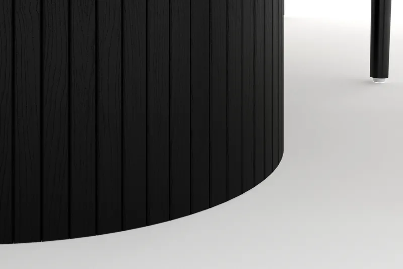 Kopparbo Ruokailuryhmä 180 cm ja 6 Dastoori Tuolia - Musta - Huonekalut - Pöytä & ruokailuryhmä - Ruokailuryhmä