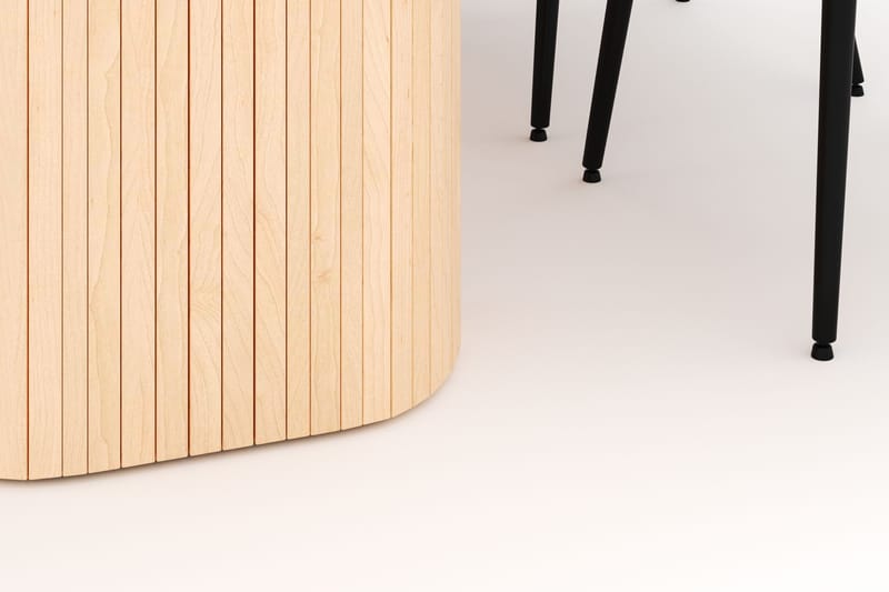 Kopparbo Ruokailuryhmä 200x90cm 6 Alsarp Ruokatuolilla - Natural - Huonekalut - Pöytä & ruokailuryhmä - Ruokailuryhmä