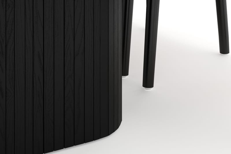 Kopparbo Ruokailuryhmä 240 cm ja 8 Dastoori Tuolia - Musta - Huonekalut - Pöytä & ruokailuryhmä - Ruokailuryhmä