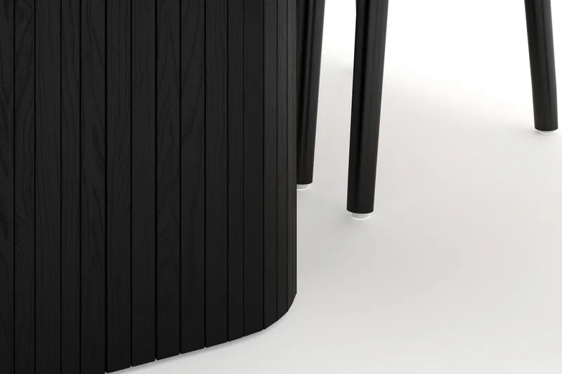 Kopparbo Ruokailuryhmä 240 cm ja 8 Dastoori Tuolia - Musta - Huonekalut - Pöytä & ruokailuryhmä - Ruokailuryhmä