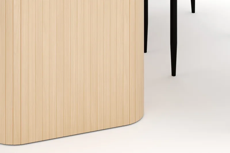 Kopparbo Ruokapöytä 180-240 cm Jatkettava ja 6 Sawako Tuolia - Valkoinen - Huonekalut - Pöytä & ruokailuryhmä - Ruokailuryhmä