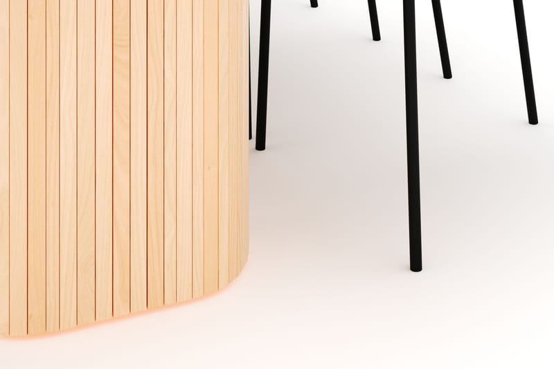 Kopparbo Ruokapöytä 200 cm ja 6 Gemmiano Tuolia - Luonnonväri - Huonekalut - Pöytä & ruokailuryhmä - Ruokailuryhmä