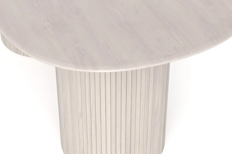 Kopparbo soikea ruokapöytä 180x90 cm, viilu - Valkolaseerattu tammi - Huonekalut - Pöytä & ruokailuryhmä - Ruokapöydät & keittiön pöydät