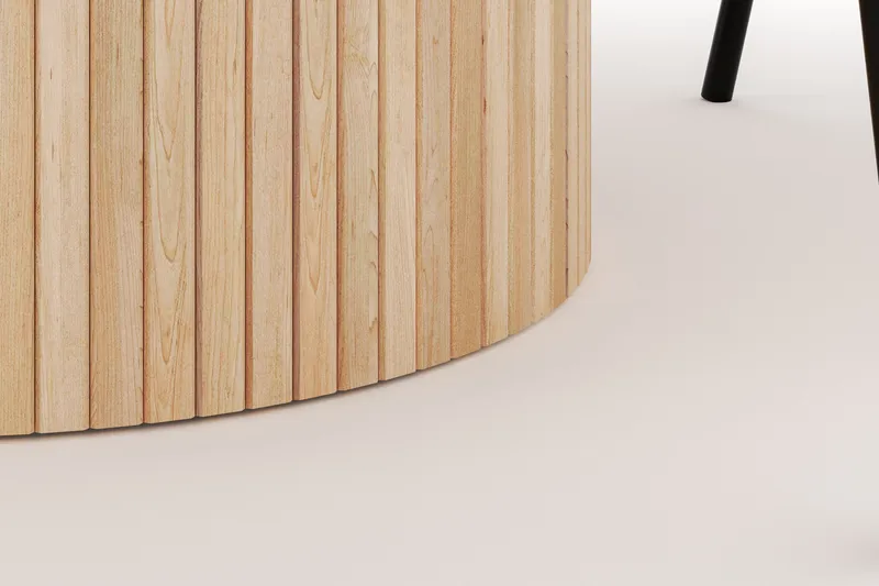 Kopparbo Pyöreä Ruokapöytä 130 cm Jatkettava ja 4 Berit Tuolia - Valkoinen - Huonekalut - Pöytä & ruokailuryhmä - Ruokailuryhmä