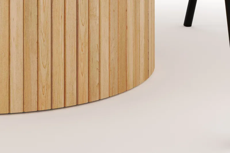 Kopparbo Pyöreä Ruokapöytä 130 cm Jatkettava ja 4 Berit Tuolia - Valkoinen - Huonekalut - Pöytä & ruokailuryhmä - Ruokailuryhmä