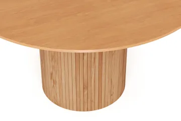 Kopparbo pyöreä ruokapöytä 130 cm, viilu - Tammi - Huonekalut - Pöytä & ruokailuryhmä - Ruokapöydät & keittiön pöydät