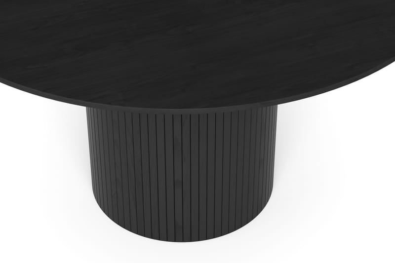 Kopparbo Pyöreä Ruokapöytä 130 cm - Musta - Huonekalut - Pöytä & ruokailuryhmä - Ruokapöydät & keittiön pöydät