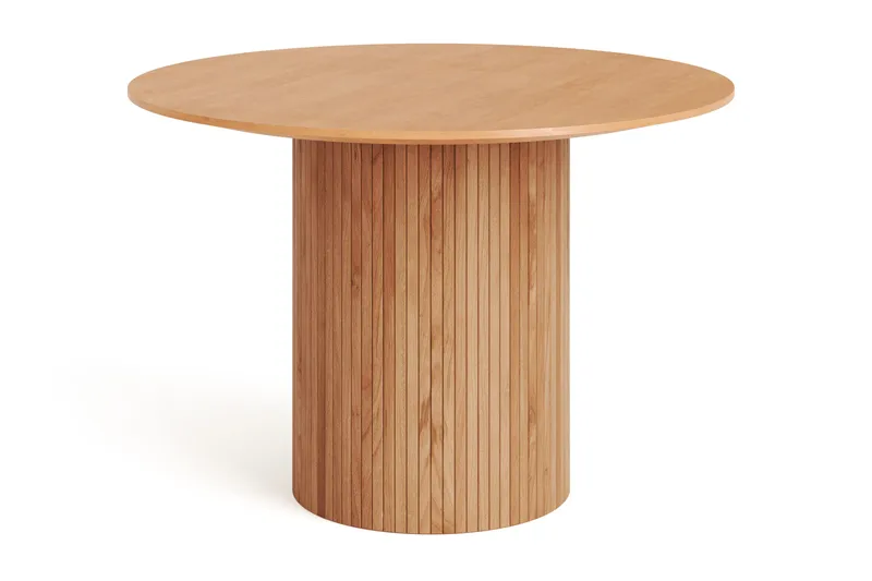 Kopparbo pyöreä ruokapöytä 110 cm, viilu, Tammi