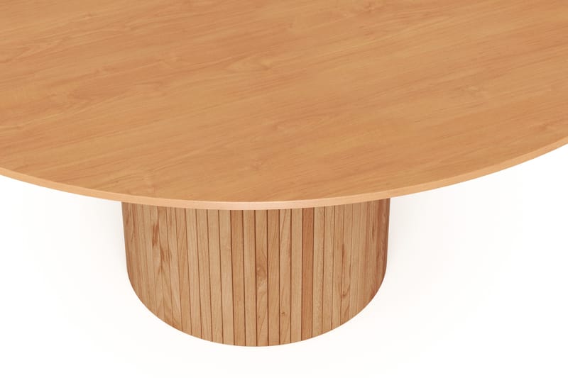 Kopparbo pyöreä ruokapöytä 150 cm, viilu - Tammi - Huonekalut - Pöytä & ruokailuryhmä - Ruokapöydät & keittiön pöydät
