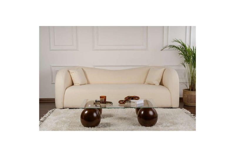 Koushik Sohvapöytä 110 cm - Hiekka - Huonekalut - Pöytä & ruokailuryhmä - Sohvapöytä