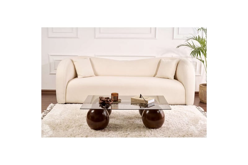 Koushik Sohvapöytä 110 cm - Hiekka/Vaaleanharmaa - Huonekalut - Pöytä & ruokailuryhmä - Sohvapöytä