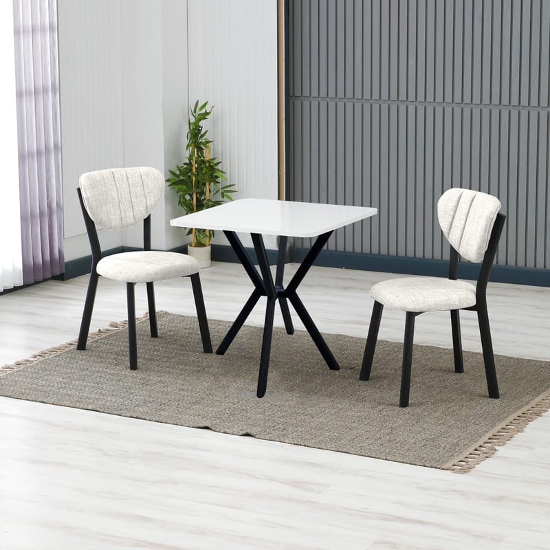 Krylor ruokailuryhmä pöytä 70 cm + 2 tuolia - Huonekalut - Pöytä & ruokailuryhmä - Ruokailuryhmä